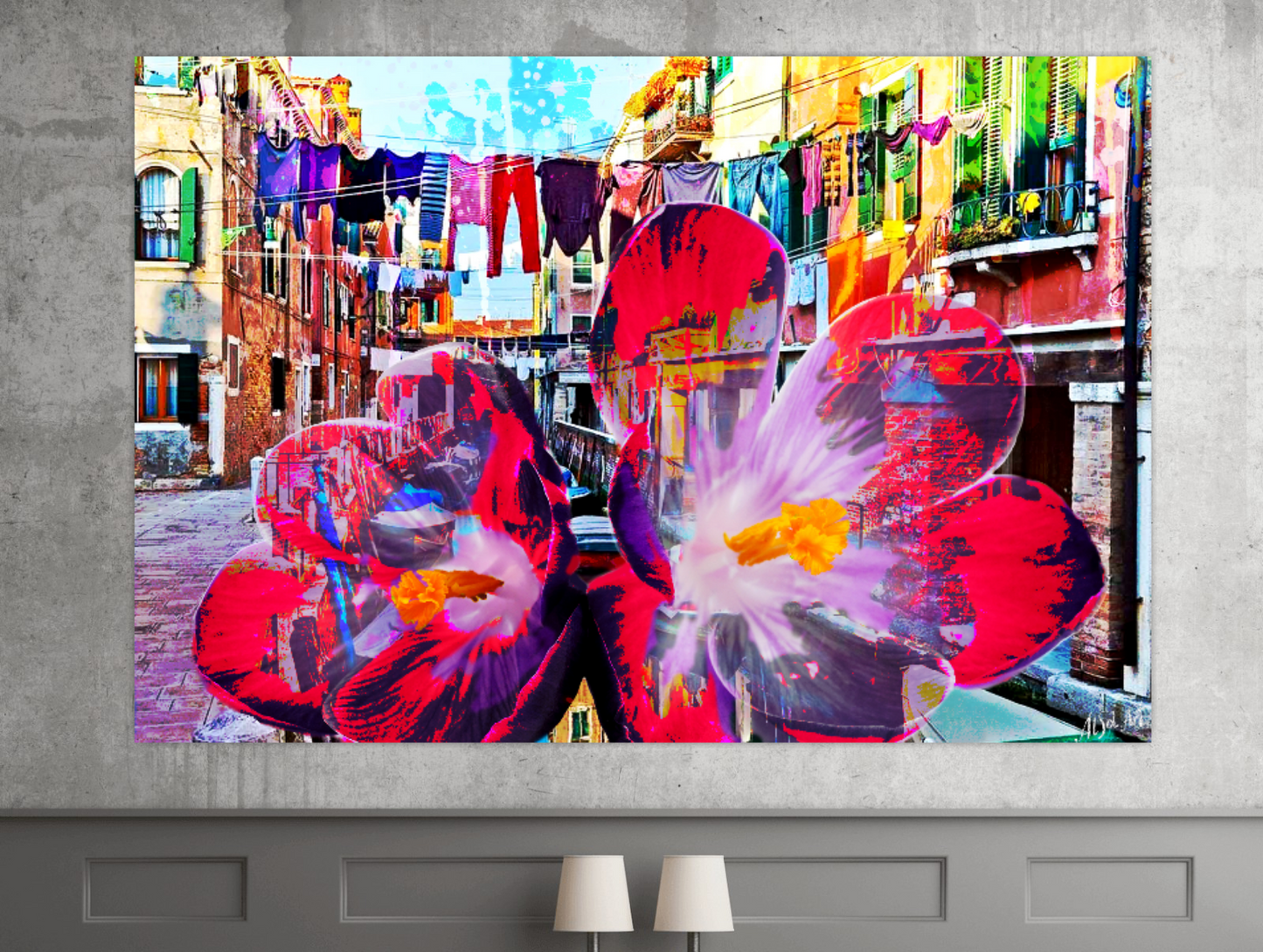 Venetian Flowers ORIGINAL DIGITAL ART by Alex Solodov