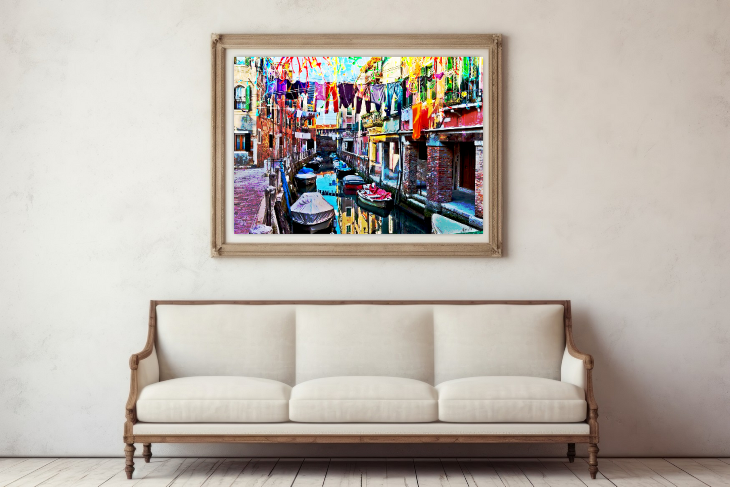 Venetian Canal ORIGINAL DIGITAL ART by Alex Solodov