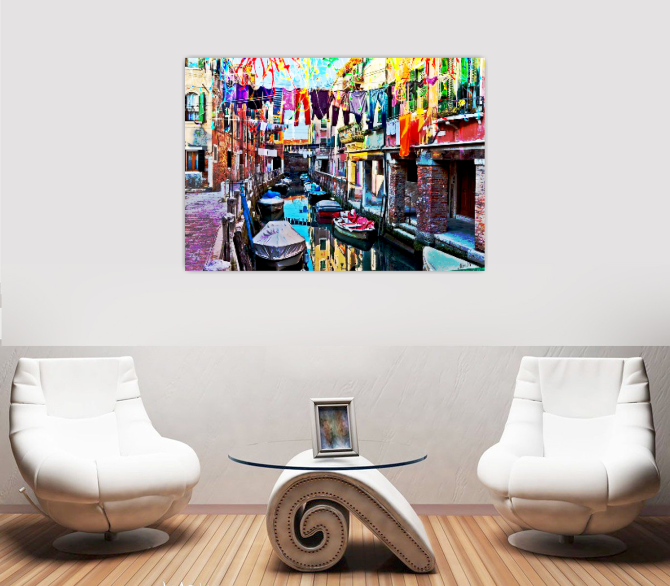 Venetian Canal ORIGINAL DIGITAL ART by Alex Solodov