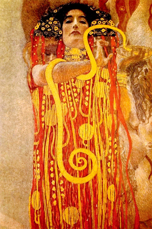 European art, Gustav Klimt paintings, drawings, Medicine Gustav Klimt FINE ART PRINT, painting, European art, Art poster, reproduction gifts