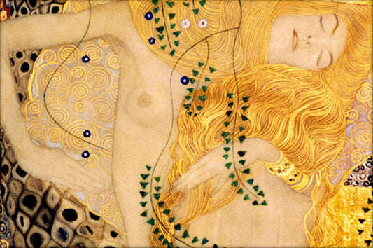 European art, Gustav Klimt paintings, Water serpent FINE ART PRINT