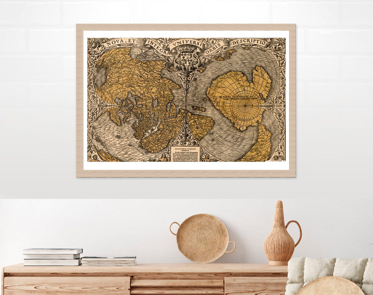 Antique map art prints, Ancient World map art Prints, Piri Reís map FINE ART PRINT, antique map reproduction, map canvas prints, art posters