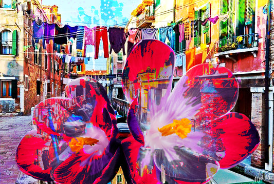 Venetian Flowers ORIGINAL DIGITAL ART by Alex Solodov