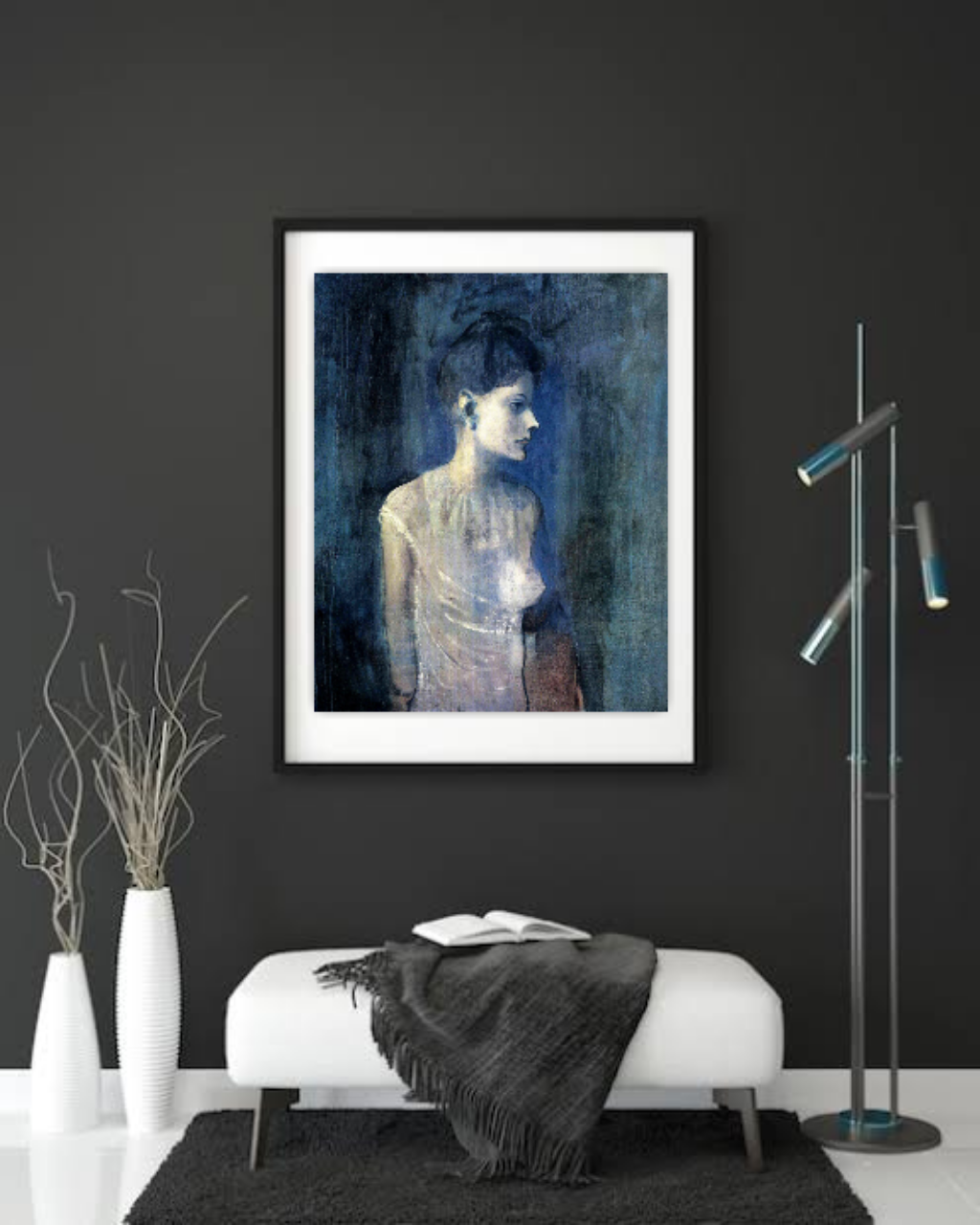 Picasso art prints, European art, Famous art, Girl in Chemise Pablo Picasso FINE ART PRINT