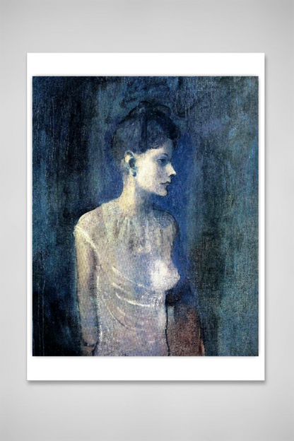 Picasso art prints, European art, Famous art, Girl in Chemise Pablo Picasso FINE ART PRINT