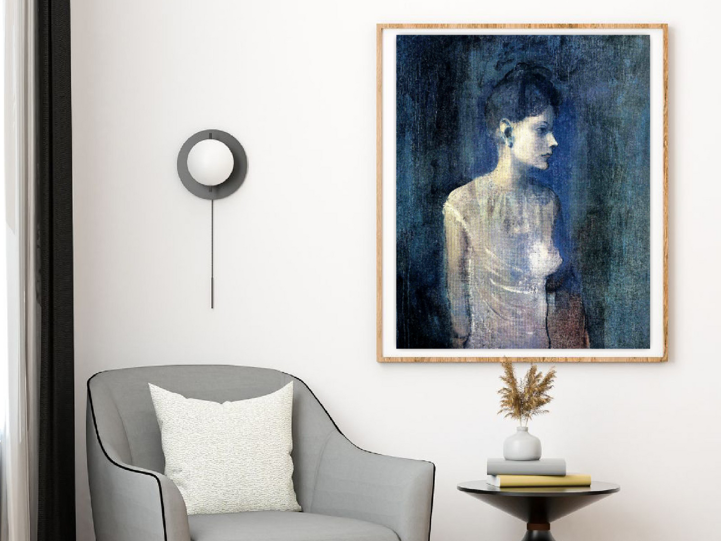 Picasso art prints, European art, Famous art, Girl in Chemise Pablo Picasso FINE ART PRINT