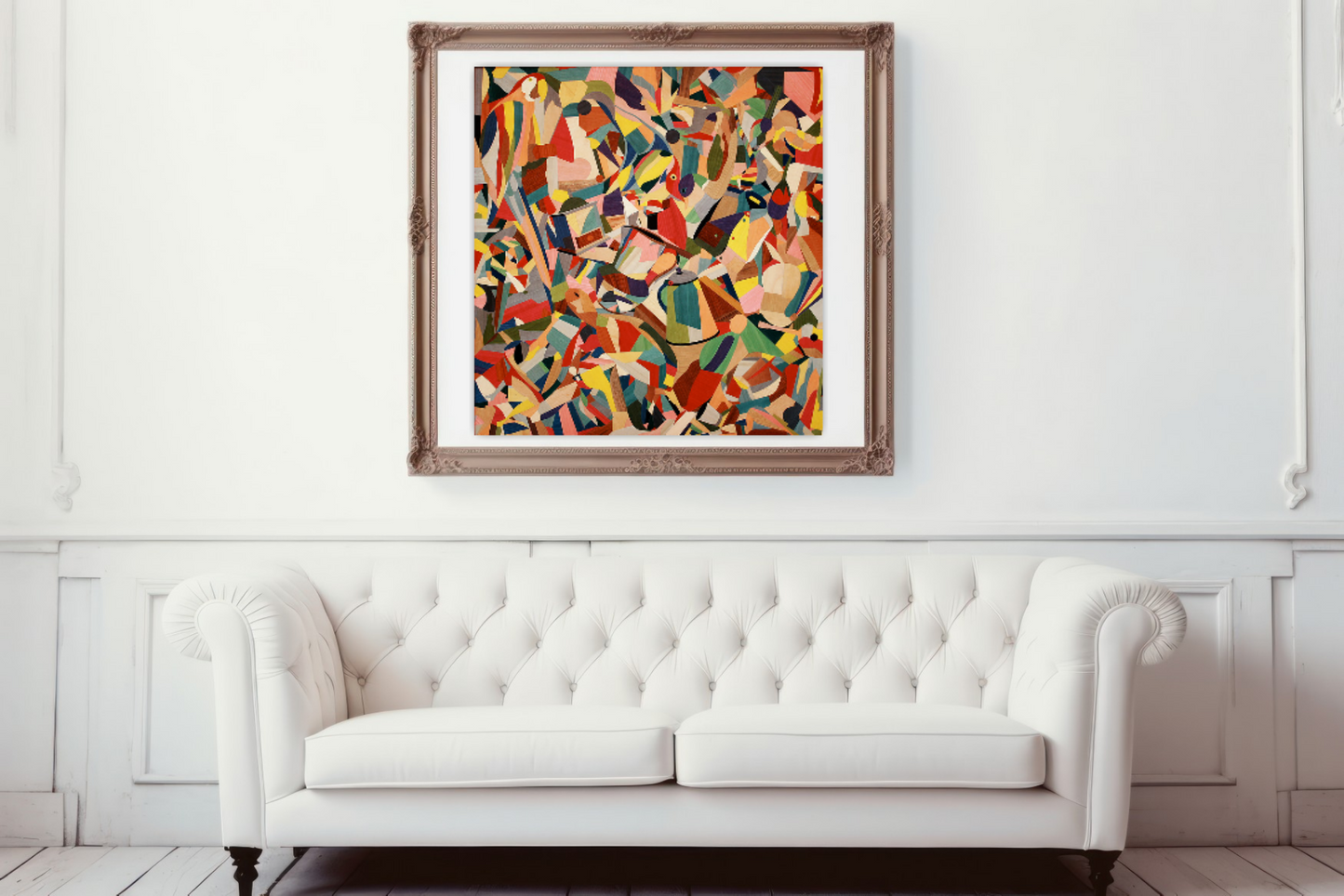 Abstract art, Sharpen your eyesight ORIGINAL ART by Nino Gambino