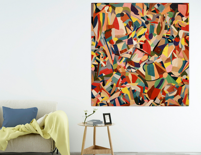 Abstract art, Sharpen your eyesight ORIGINAL ART by Nino Gambino