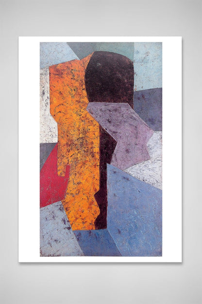 Abstract painting, Abstract art, Sea Blue, FINE ART PRINT, from oil painting by Serge Poliakoff, wall art, home decor, abstract art poster