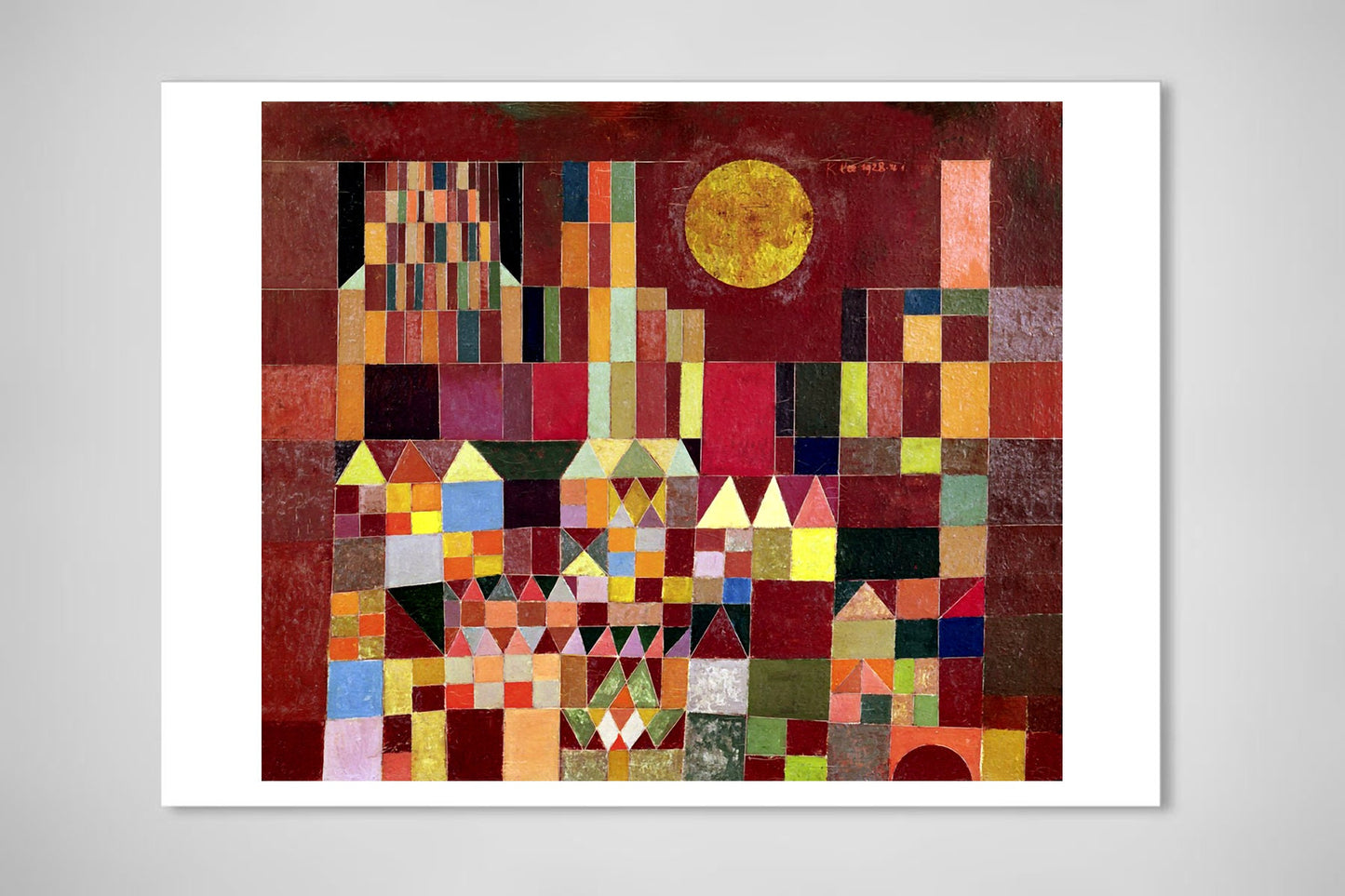 Abstract painting, Abstract art, Castle and the Sun Paul Klee FINE ART PRINT abstract poster, wall art, abstract decor, art poster, art gift