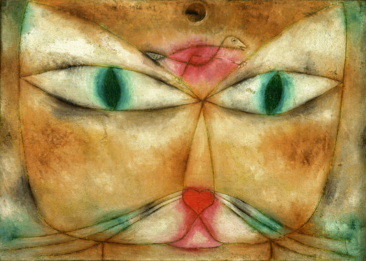 Abstract painting, Abstract art, Cat and bird Paul Klee FINE ART PRINT abstract poster, wall art, abstract art decor, art posters, art gifts