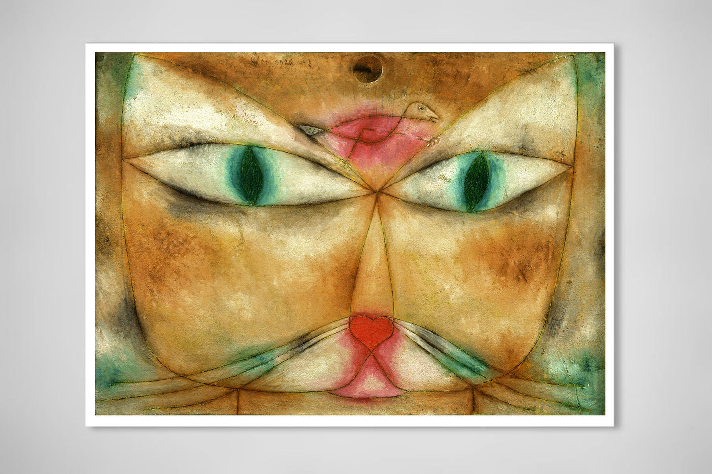 Abstract painting, Abstract art, Cat and bird Paul Klee FINE ART PRINT abstract poster, wall art, abstract art decor, art posters, art gifts