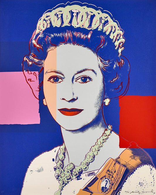 Pop art paintings, Modern art, Portrait of Queen Elizabeth 2 by Andy Warhol FINE ART PRINT, Wall art, Home decor, art gifts, pop art poster.