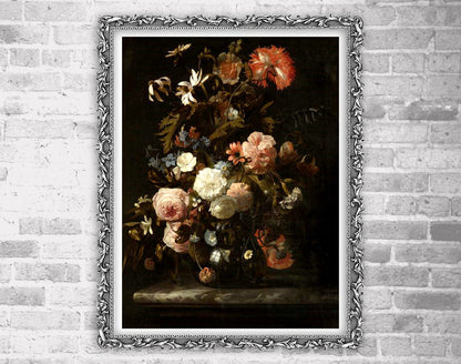 Dark academia, Beautiful flowers paintings, dark art, gothic, victorian art prints, wiccan art, antique home decor, dark posters, wall art
