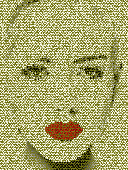 Fahsion Woman Face Poster, Red lips, FINE ART PRINT, Limited edition Fashion model portraits, contemporary pop art, Alex Solodov